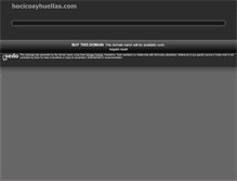 Tablet Screenshot of hocicosyhuellas.com